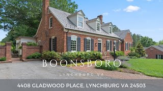 Estate Home in Boonsboro  Beautifully Renovated 4408 Gladwood Place Lynchburg VA 24503 [upl. by Gnagflow]