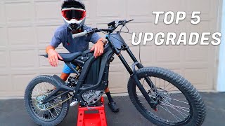 What Every SUR RON X E Bike NEEDS Top 5 Upgrades [upl. by Salocin373]