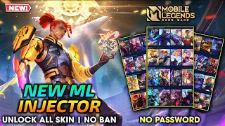 BEST INJECTOR NEW UPDATE 2024  UNLOCK ALL SKIN MOBILE LEGENDS  INJECTOR ML  LATEST PATCH [upl. by Weight]