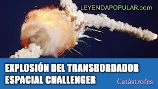 🚀 Explosión del transbordador espacial Challenger en 1986 🌐 [upl. by Rolyt]