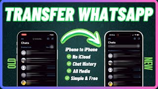 Transfer WhatsApp from old Phone to new Phone  Transfer WhatsApp Messages [upl. by Devaj300]