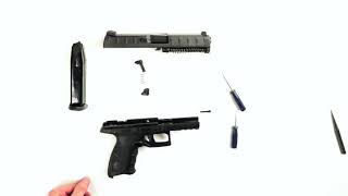 Beretta APX reversing the magazine release button [upl. by Giacobo]