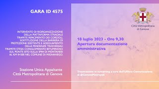 Gara ID 4575 Apertura documentazione amministrativa [upl. by Su803]