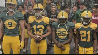 Peoria football celebrating 100th season by wearing throwback jerseys [upl. by Ronny117]