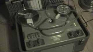 Revox E36 E 36 stereo vacuum tube reel to reel tape recorder [upl. by Lombard435]