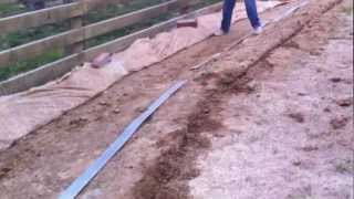 Installing Landscape Edging for Landscaping Installation [upl. by Emlyn369]