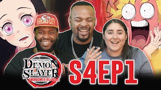 Back With SAUCE Demon Slayer Season 4 Episode 1 Reaction [upl. by Tynan]