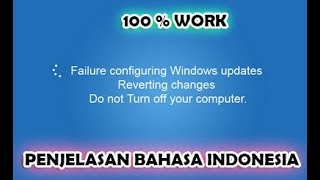 Cara Mengatasi dan Memperbaiki ”Failure Configuring Windows Updates” Di Windows 7 8 10 [upl. by Coppola341]