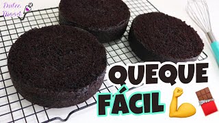 RECETA FÁCIL DE KEKE DE CHOCOLATE HECHO A MANO SÚPER DELICIOSO  Dulce Mood [upl. by Tega]