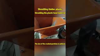 Shredders that can shred everything wood scrap metal food，Head material shredder [upl. by Assenav]