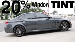 Tinting A 2018 BMW M3 with 20 Tint  Winning Window Tint [upl. by Atwood640]