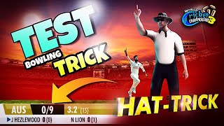 WCC3 Test Match Bowling TRICK  Get HATTRICK Easily [upl. by Sherr]