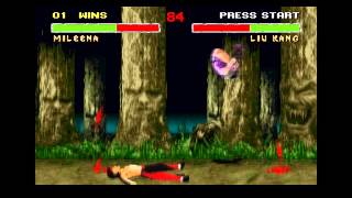 Mortal Kombat 2 SNES version  Mileena playthrough [upl. by Merkle]