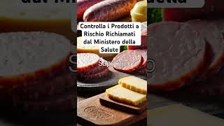 RichiamoAlimentare Mortadella FormaggioRitirato LuganegaRitirati RischioSalmonella Escherichia [upl. by Medovich]