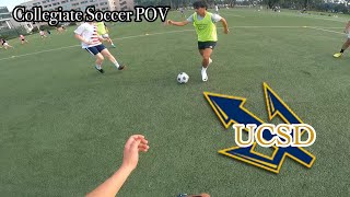 Collegiate Soccer POV at UCSD  Intramural [upl. by Annahsohs]