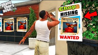 😨CHOP MISSING  GTA 5 ONLINE GAMPLAY  22 [upl. by Bainter405]