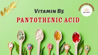 pantothenic acid  Uses Dosage Side Effects amp Mechanism  Concept Ob vitamin b5 [upl. by Westbrooke]