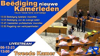 Terugkijken Beëdiging nieuwe Kamerleden  Tweede Kamer [upl. by Ariam]