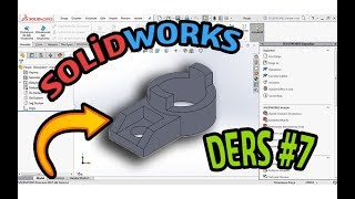 SolidWorks Ders 7 Egzersiz [upl. by Jeff]