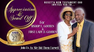 Appreciation amp Send Off Service For Bishop Lenworth Gooden And First Lady Dorothy Gooden [upl. by Melborn]