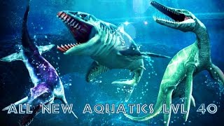 Jurassic World The Game  All New Aquatics [upl. by Lemar]