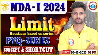 UPSC NDAI 2024 NDA Previous Year Questions Series Limit NDA Maths By Vishal Sir [upl. by Yelats260]