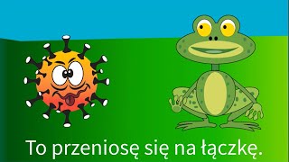 🦠 Bajka o złym koronawirusie 🐸 Żabka i koronawirus wierszyk animacja dla dzieci oraz inne wierszyki [upl. by Crelin]