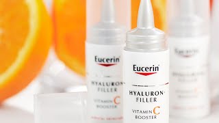 Eucerin HyaluronFiller Vitamin C Booster  Reviewed [upl. by Fitting972]