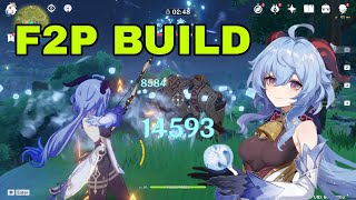 Ganyu ChargedShot Showcase DPS Ganyu build [upl. by Xeno114]