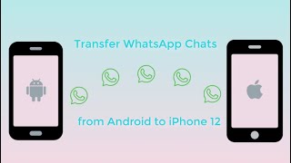 Transfer WhatsApp Chats from Android to iPhone 12 [upl. by Eikcuhc]