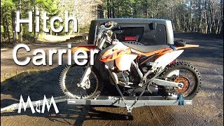 Motorcycle Hitch Carrier on Jeep Review [upl. by Vaclav]