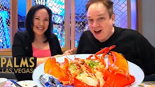 We Ate Lobster at the Palms Las Vegas Most Luxurious Chinese Restaurant [upl. by Jania]