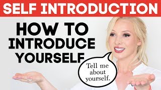 SELF INTRODUCTION  How to Introduce Yourself in English  Tell Me About Yourself Interview Answer [upl. by Matti]