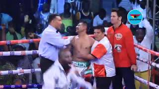 Isaac Dogboe vs Cesar Juarez – Highlights [upl. by Yenittirb]