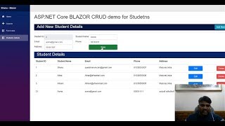 ASPNET Core Blazor CRUD using Entity Framework and Web API [upl. by Abehsat218]