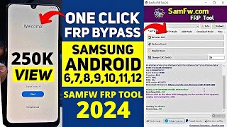 SAMFW FRP Tool Bypass Samsung FRP Lock in One Click [upl. by Nirik]