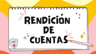 📢Rendición de cuentas 🤓 [upl. by Robinet409]