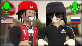 RUSSIAN Guy Takes Over DA HOOD ROBLOX VC [upl. by Ggerk]