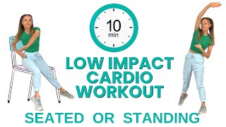 Low Impact Cardio Workout  10 Minute at Home Workout [upl. by Claman649]