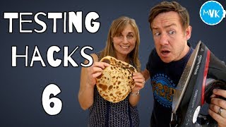 We tested Kitchen Hacks ft Making a Panini with an Iron [upl. by Gnoix]