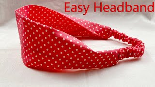 Simple Hair band making Tutorial Easy Head band making at home  DIYHEADBAND  Venda  सिर का बंधन [upl. by Ditter]