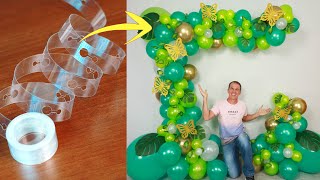 COMO HACER UN ARCO DE GLOBOS  decoracion cumpleaños  guirnalda de globos  gustavo gg [upl. by Edrock]