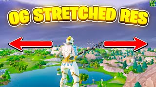 How To Get STRETCHED RESOLUTION in Fortnite on PC 🛠️ Best Fortnite OG Season Resolution [upl. by Llewsor889]