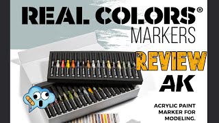 Reviewing the new AK Real Color paint markers [upl. by Clarisse]