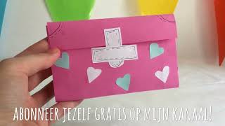 DIY PORTEFEUILLE KNUTSELEN MET PAPIER Makkelijk  Vouwen Nederlands [upl. by Brunhilda260]