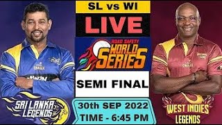 Live Sri Lanka Legends vs West Indies Legends  SLL vs WIL Live 2nd Semi Final Match  RSWS T20 [upl. by Inaluiak]