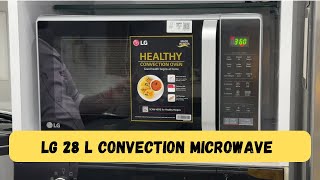 LG 28L Convection Microwave oven MC2846SL Silver  Unboxing amp Demo [upl. by Airolg]