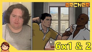 Archer  6x1 amp 2  The Holdout and Three to Tango  Reaction [upl. by Nynahs16]