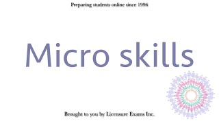 Microskills  ASWB NCE NCMHCE MFT Exam Prep and Review [upl. by Hyland]