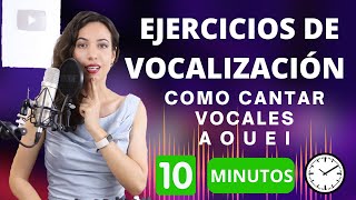 CALENTAMIENTO VOCAL 4 Ejercicios de vocalización en 10 minutos  Clases de canto Natalia Bliss [upl. by Bartel]